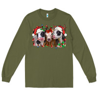 Army Green funny christmas heifers Long Sleeve Tee - Jasminsmagicworld