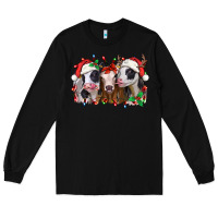 Black funny christmas heifers Long Sleeve Tee - Jasminsmagicworld