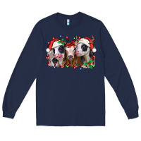 Navy funny christmas heifers Long Sleeve Tee - Jasminsmagicworld