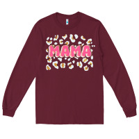 Burgundy mama Long Sleeve Tee - JahusDesignShop
