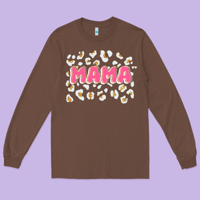 Mama Long Sleeve Tee Designed By Jahusdesignshop