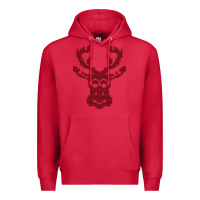 Cardinal Christmas Deer Ugly Premium Hoodie - Bettercallsaul