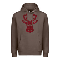 Coffee Christmas Deer Ugly Premium Hoodie - Bettercallsaul