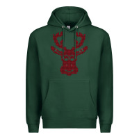 Sports Green Christmas Deer Ugly Premium Hoodie - Bettercallsaul