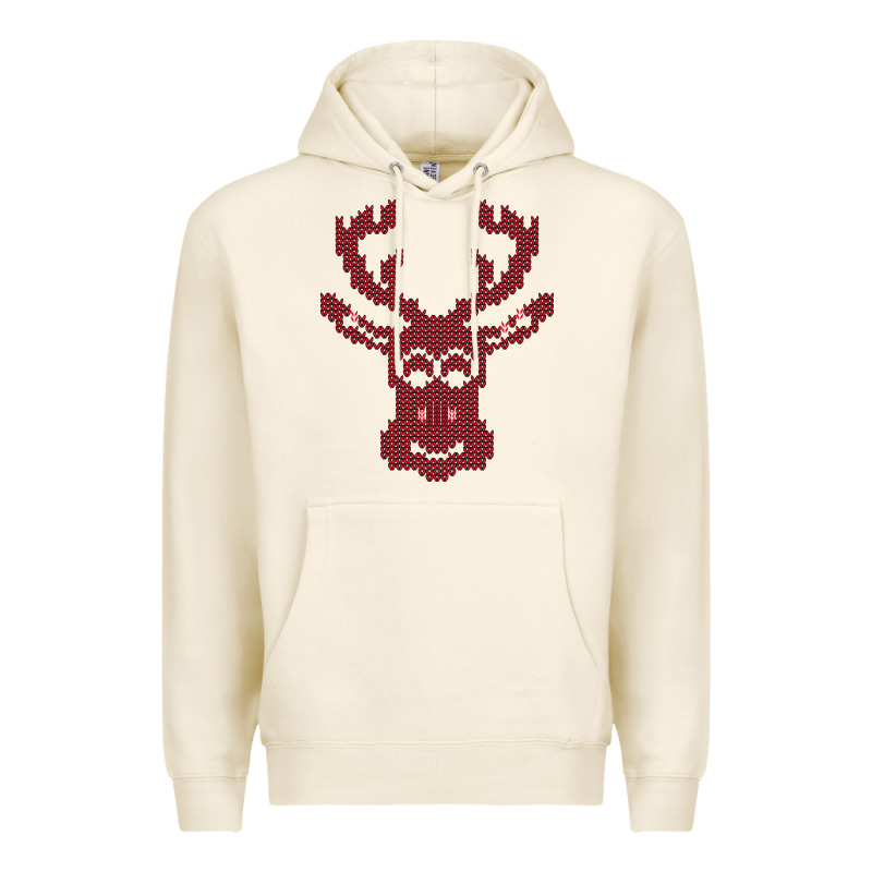Christmas Deer Ugly Premium Hoodie by Bettercallsaul | Teevron