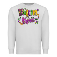 Rollin' With My Krewe Mardi Gras Premium Sweatshirt | Teevron
