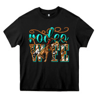 Black rodeo wife western Heavy Core Tee - texasbilliewilder