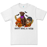White Happy howl o ween Premium Tee - RanaPortraitStore