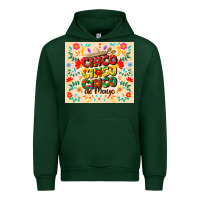 Forest Green cinco cinco cinco de mayo Urban Hoodie - CowGirlArtShop