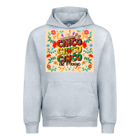 Heather Grey cinco cinco cinco de mayo Urban Hoodie - CowGirlArtShop