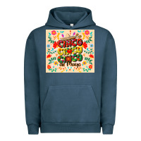Pigment Midnight Navy cinco cinco cinco de mayo Urban Hoodie - CowGirlArtShop