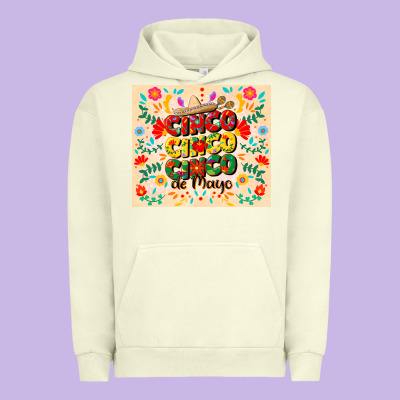 Cinco Cinco Cinco De Mayo Urban Hoodie Designed By Cowgirlartshop