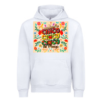 White cinco cinco cinco de mayo Urban Hoodie - CowGirlArtShop