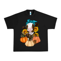 Black Cow Fall Pumpkin Urban Heavy Tee - Artiststas