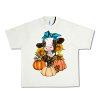 Pistachio Cow Fall Pumpkin Urban Heavy Tee - Artiststas