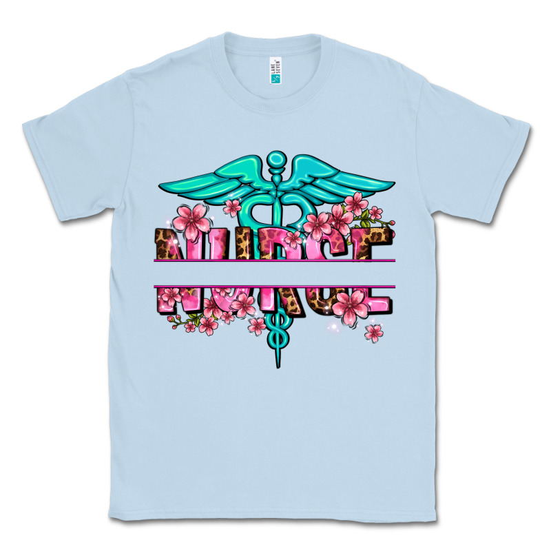 Floral Nurse Preview Classic Tee by AdoDesignShop | Teevron