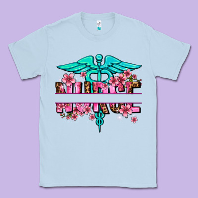 Floral Nurse Preview Classic Tee Designed By Adodesignshop