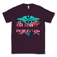 Plum floral nurse preview Classic Tee - AdoDesignShop