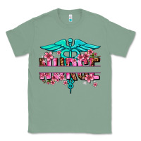 Sage floral nurse preview Classic Tee - AdoDesignShop
