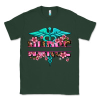 Sports Green floral nurse preview Classic Tee - AdoDesignShop
