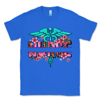 True Royal floral nurse preview Classic Tee - AdoDesignShop