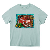 Arona farm life tractor cow pig rooster Heavy Core Tee - Artiststas