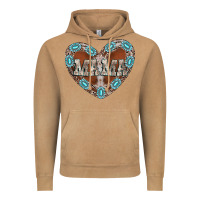 Vintage Camel mama heart cowhide Vintage Hoodie - CowhideDigitalArt