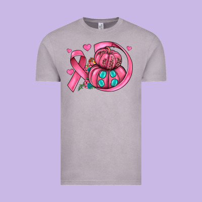 Cancer Ribbon Pumpkins Vintage Tee Designed By Jahusdesignshop