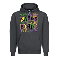 Smoke ain't no shame in my bead game Zipper Hoodie - MaliasSmallBusiness