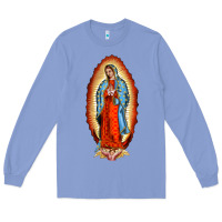 Colony Blue our new lady of guadalupe Long Sleeve Tee - BarkalooDesign