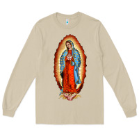 Mushroom our new lady of guadalupe Long Sleeve Tee - BarkalooDesign