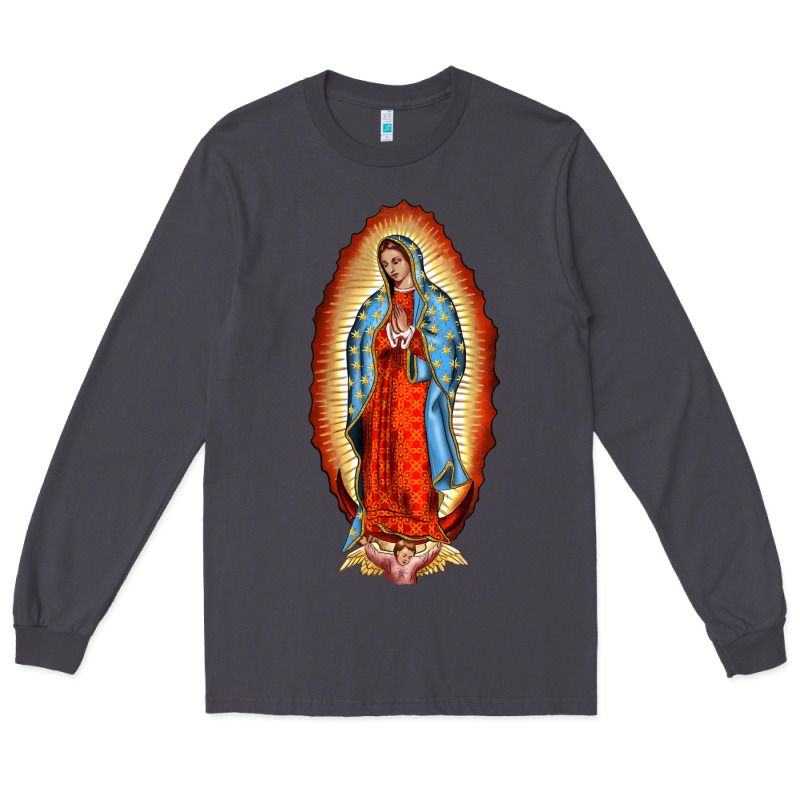 Our New Lady Of Guadalupe Long Sleeve Tee by BarkalooDesign | Teevron