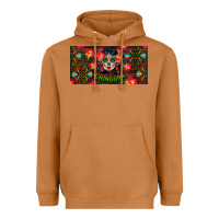 Meerkat Chingona Sugar Skull License Plate Heavyweight Hoodie - BundleAndBundleShop