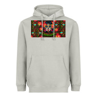 Moon Dust Chingona Sugar Skull License Plate Heavyweight Hoodie - BundleAndBundleShop