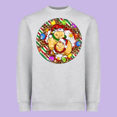 Christmas Chick Heavyweight Sweatshirt Designed By Artiststas