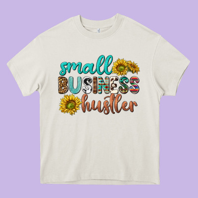 Small Business Hustler Heavy Core Tee Designed By Texasbilliewilder