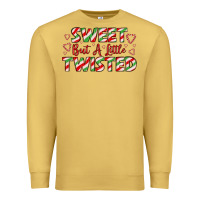 Antique Gold sweet but a little twisted Premium Sweatshirt - LillyAllenDesigns
