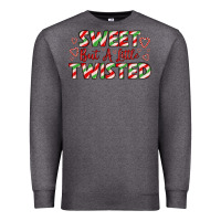 Charcoal Heather sweet but a little twisted Premium Sweatshirt - LillyAllenDesigns