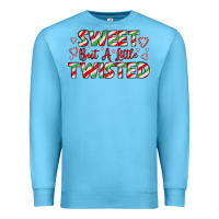 Ocean Blue sweet but a little twisted Premium Sweatshirt - LillyAllenDesigns