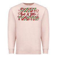 Pale Pink sweet but a little twisted Premium Sweatshirt - LillyAllenDesigns