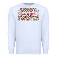 White sweet but a little twisted Premium Sweatshirt - LillyAllenDesigns