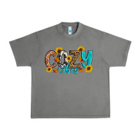 Tornado Cozy Vibes Fall Sunflowers Urban Heavy Tee - Artiststas