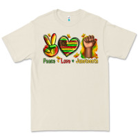 Bone peace love juneteenth Premium Tee - texasbilliewilder