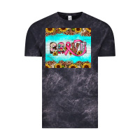 Cloud Black brave Vintage Tee - JahusDesignShop
