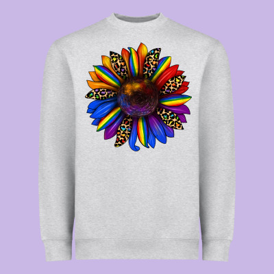 Pride Sunflower Heavyweight Sweatshirt Designed By Jahusdesignshop