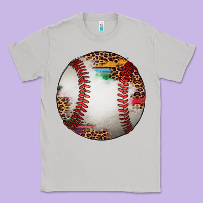 Western Baseball Leopard Serape Pattern Classic Tee Designed By Artiststas