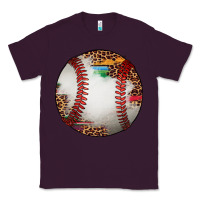 Plum western baseball leopard serape pattern Classic Tee - Artiststas