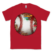 Red western baseball leopard serape pattern Classic Tee - Artiststas