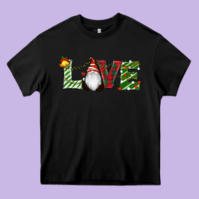 Heavy Core Tee Christmas Love Gnome