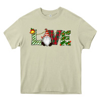 Mossy Christmas Love Gnome Heavy Core Tee - RanaPortraitStore